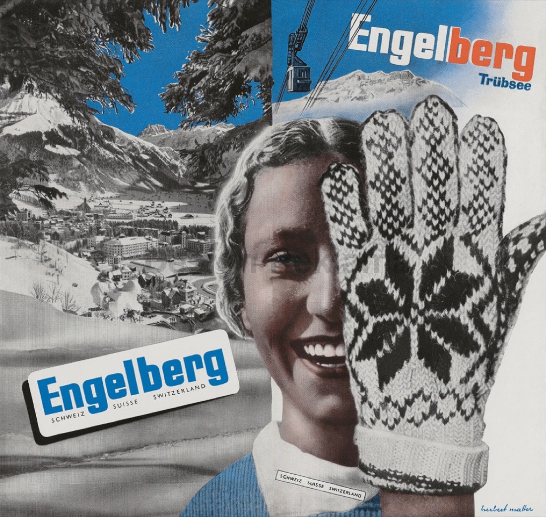 Engelberg-Trübsee, Switzerland — poster by Herbert Matter, 1935